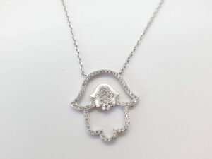 שרשרת חמסה כסף