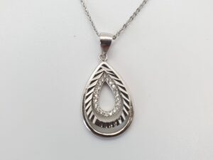 שרשרת טיפה כסף