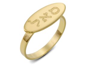 טבעת חותם אובלי