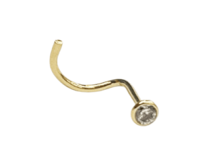 נזם ספירלה כוס 2 מ"מ 14K