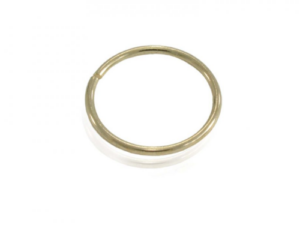 פירסינג חישוק חלק -זהב צהוב 14K