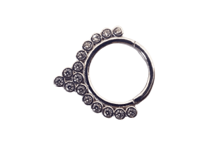 פירסינג חישוק הודי מזהב 14K