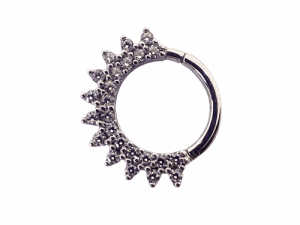 פירסינג חישוק כתר מזהב 14K